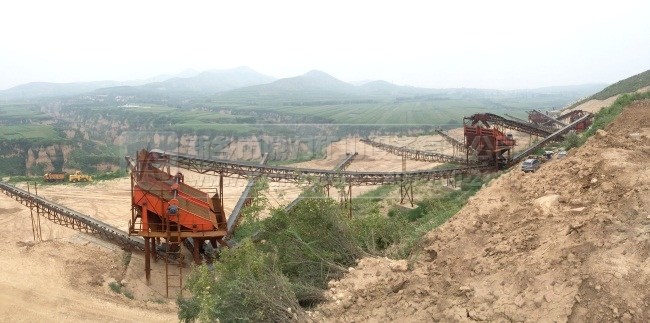 生產線中的振動篩