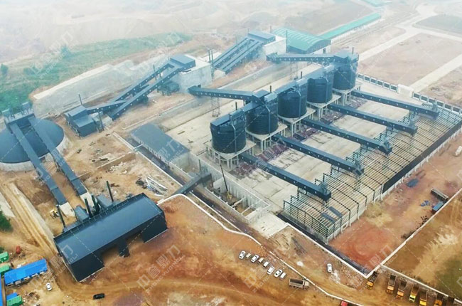 河南平頂山寶豐縣時產3000噸骨料生產線epc總包