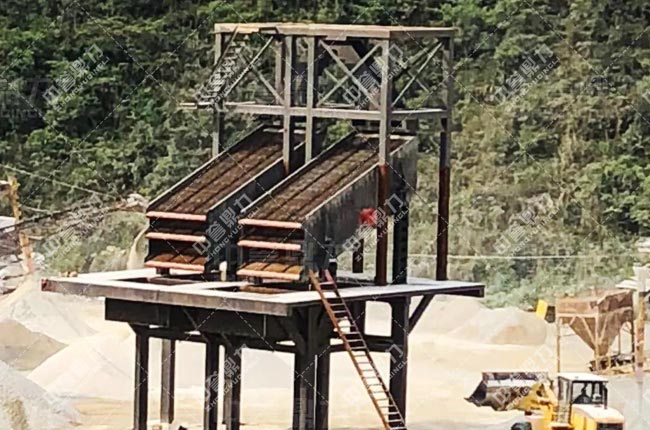 中譽鼎力1815重錘破碎機助力廣西龍文采石廠砂石骨料生產(chǎn)線建設(shè)